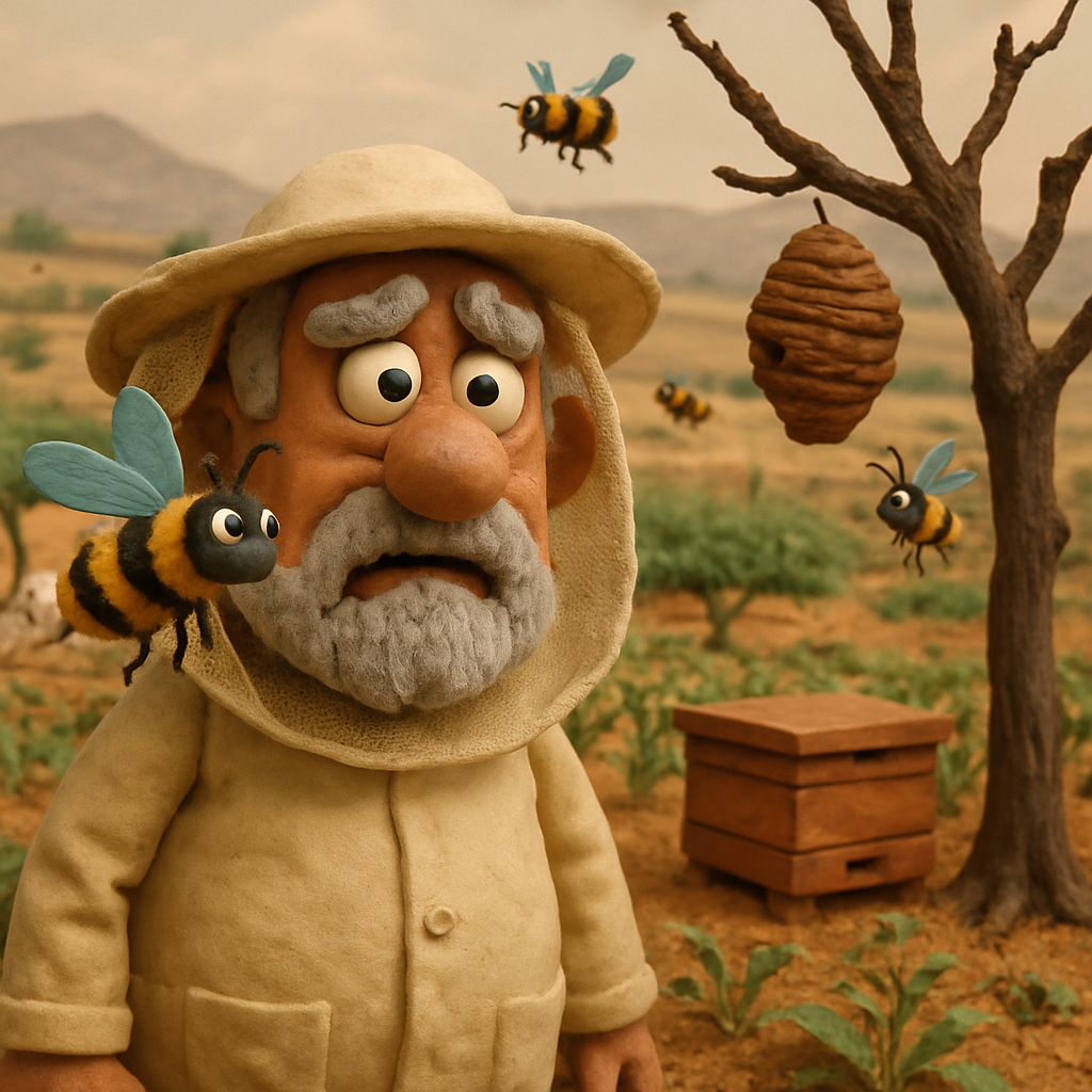 Cypriot bees are under threat due to imported species, prolonged drought, and lack of state support