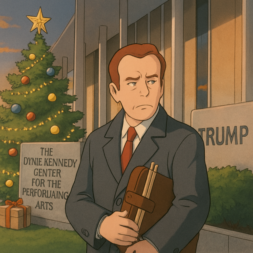 The musician Chuck Redd called off the annual Christmas Eve performances after the Kennedy Center board added President Trump’s name to the performing arts center