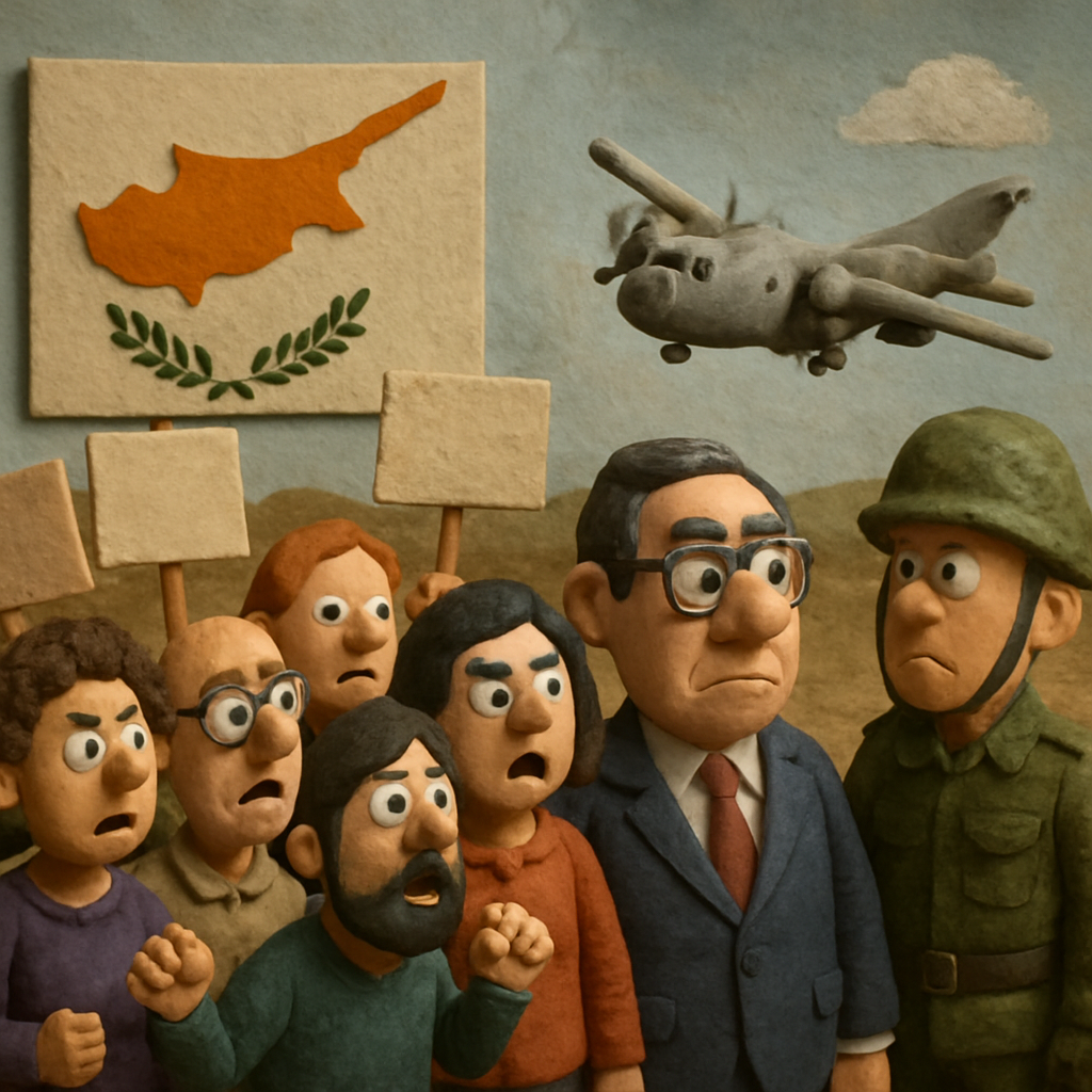 Шесть активистских организаций обвинили правительство Кипра в содействии тайным военным операциям после утверждения, что в среду американский военный самолет использовал остров в качестве транзитного пункта между Катаром и Израилем