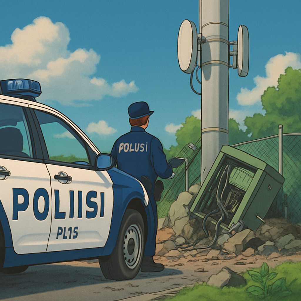 Helsinki police have opened an investigation into potential aggravated criminal damage and aggravated interference with telecommunications