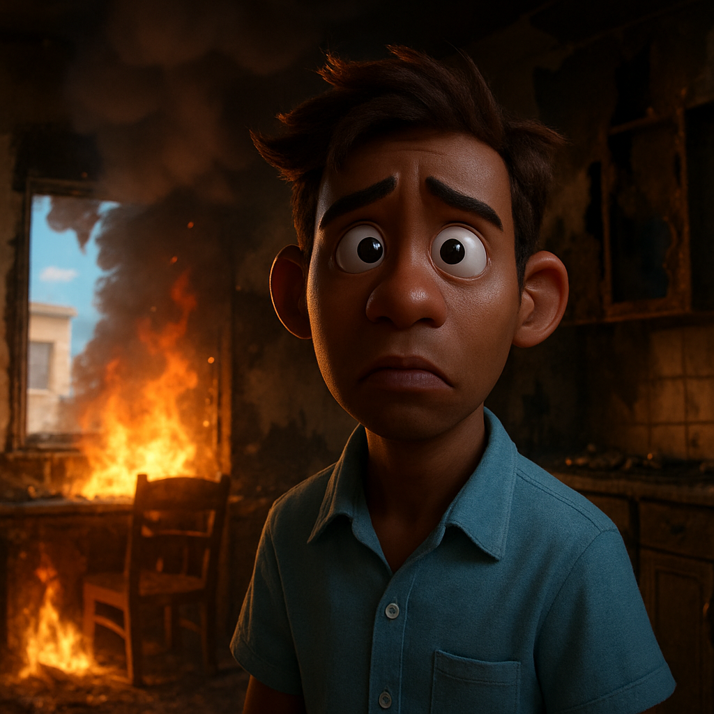 В Протарасе пожар нанес значительный ущерб квартире, в которой проживали граждане третьих стран, работавшие в соседнем отеле