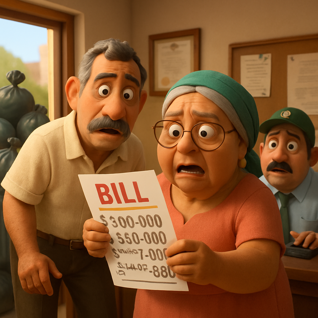 Жители деревни Перволия (Ларнака) получили ошибочные счета от муниципалитета — в некоторых случаях по 5–6 тысяч евро за вывоз мусора