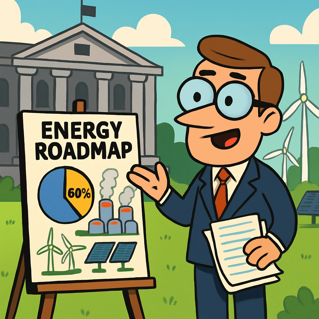 The government is preparing to publish a key energy roadmap, aiming for 60% electricity consumption by 2030, with six new nuclear reactors and a mix of renewable energies