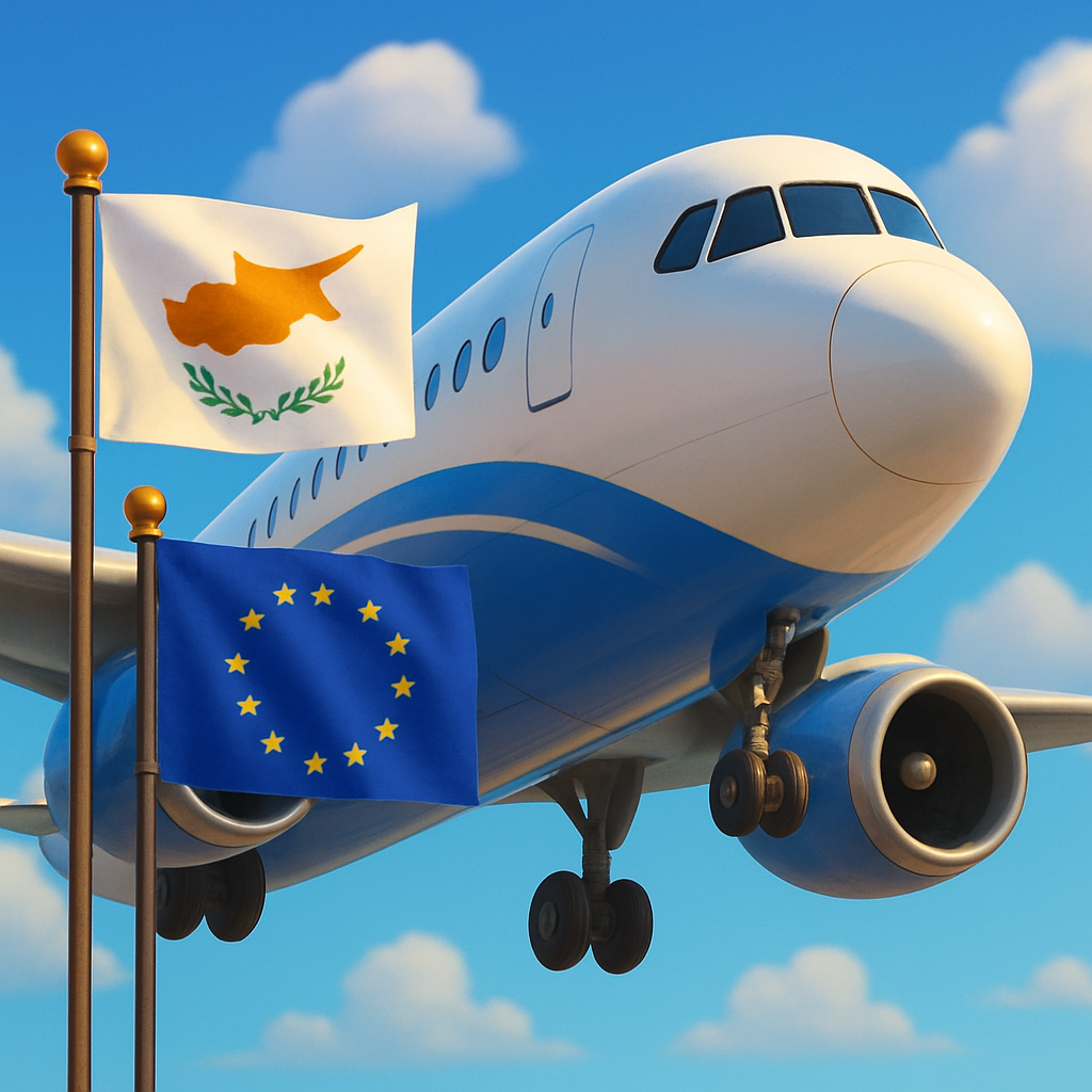 Кипрское председательство в Совете ЕС, которое официально начинается 1 января 2026 года, обеспечит прямое авиасообщение между Ларнакой и Брюсселем сроком на один год