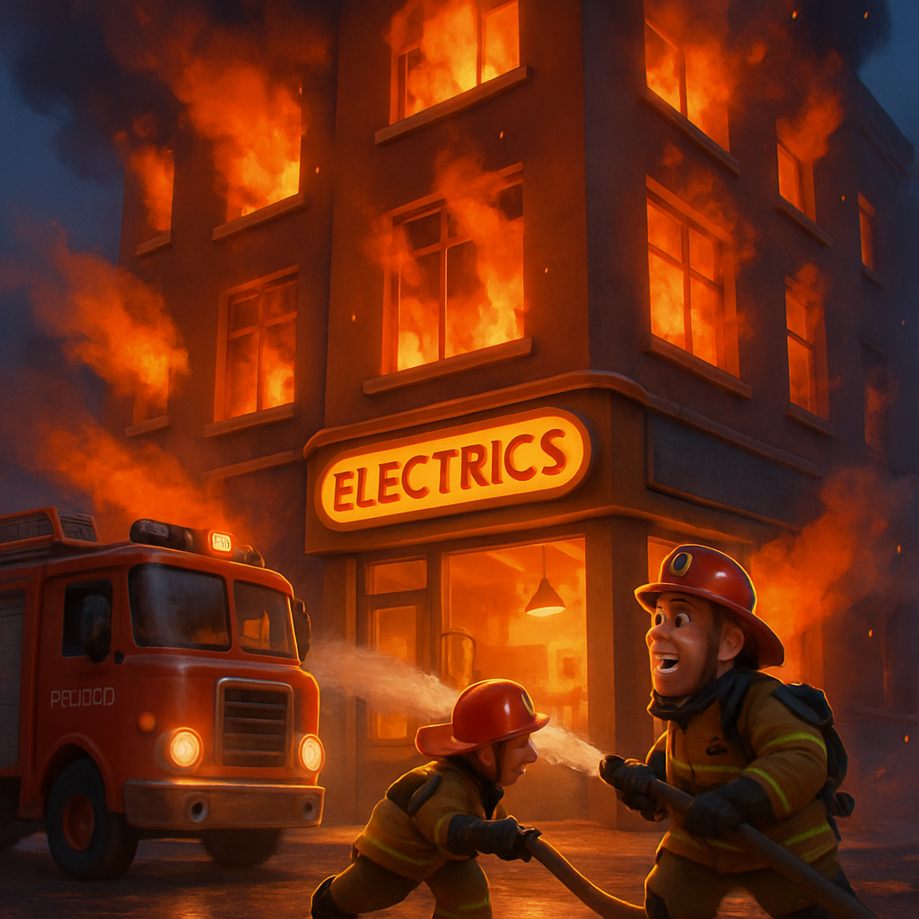 В Никосии в жилом доме вспыхнул пожар