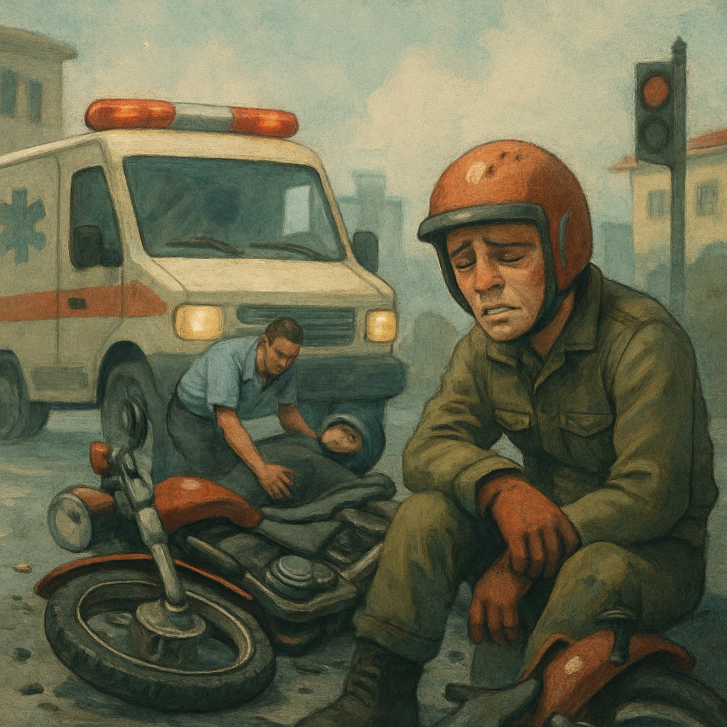 Two motorcyclists were injured in two separate accidents in Paphos