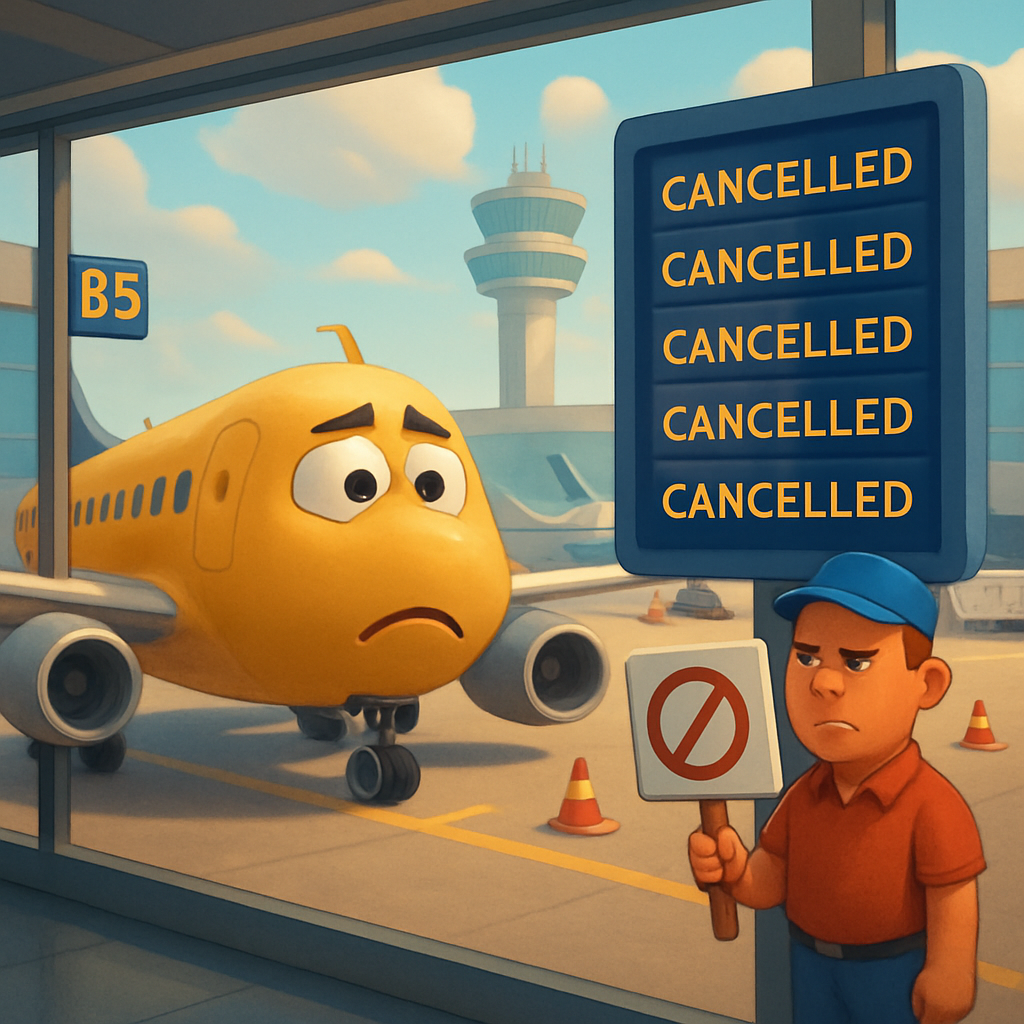 Более 50 рейсов в аэропортах Ларнаки и Пафоса будут затронуты завтра трехчасовой общенациональной забастовкой