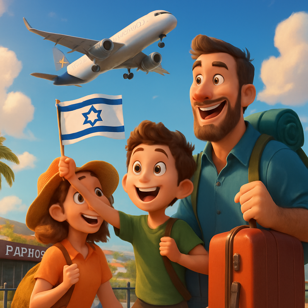 Полеты из Израиля в Пафос возобновились и количество израильских туристов на Кипре стремительно увеличивается