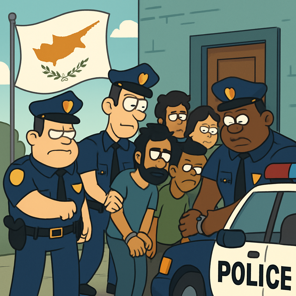 Сегодня в ходе полицейской операции арестованы более 30 граждан третьих стран, незаконно проживающих на Кипре