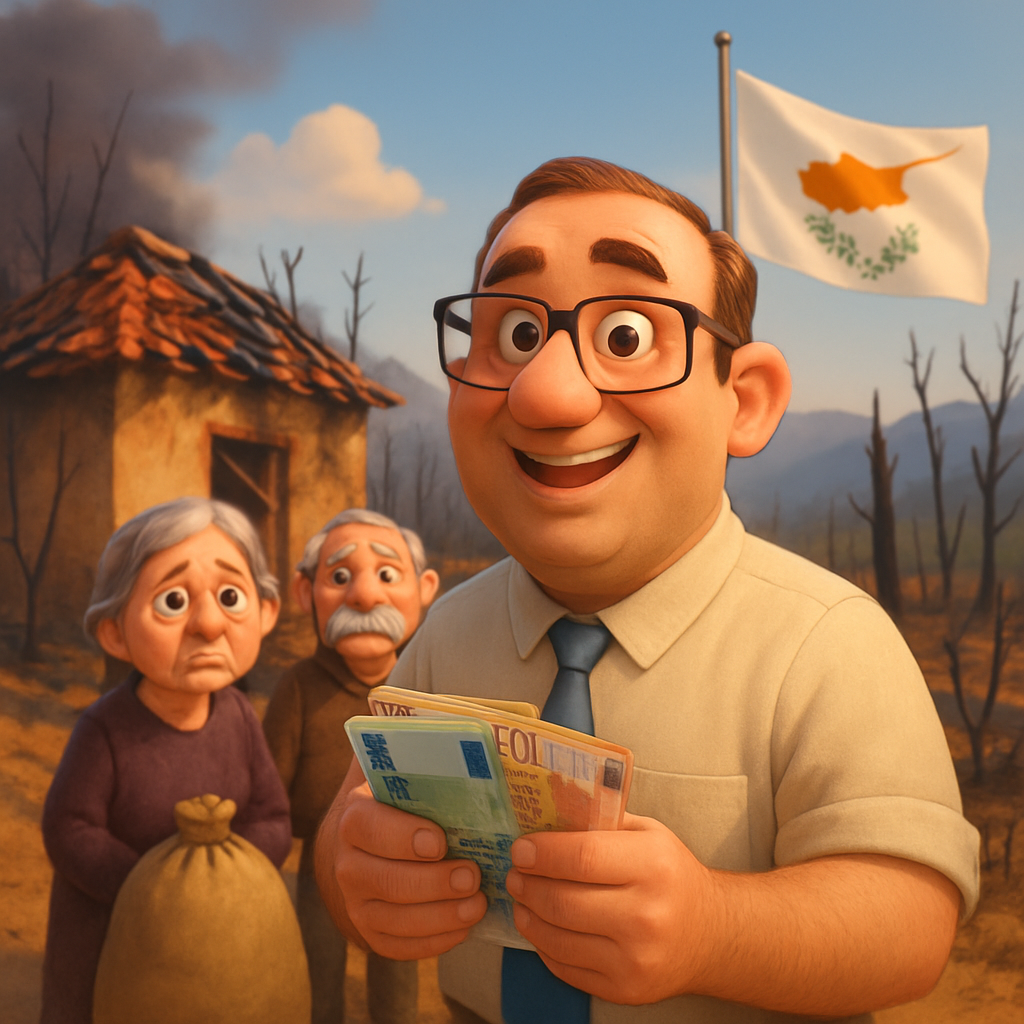 State aid to residents affected by the July wildfires in Cyprus in 2025 amounted to 17