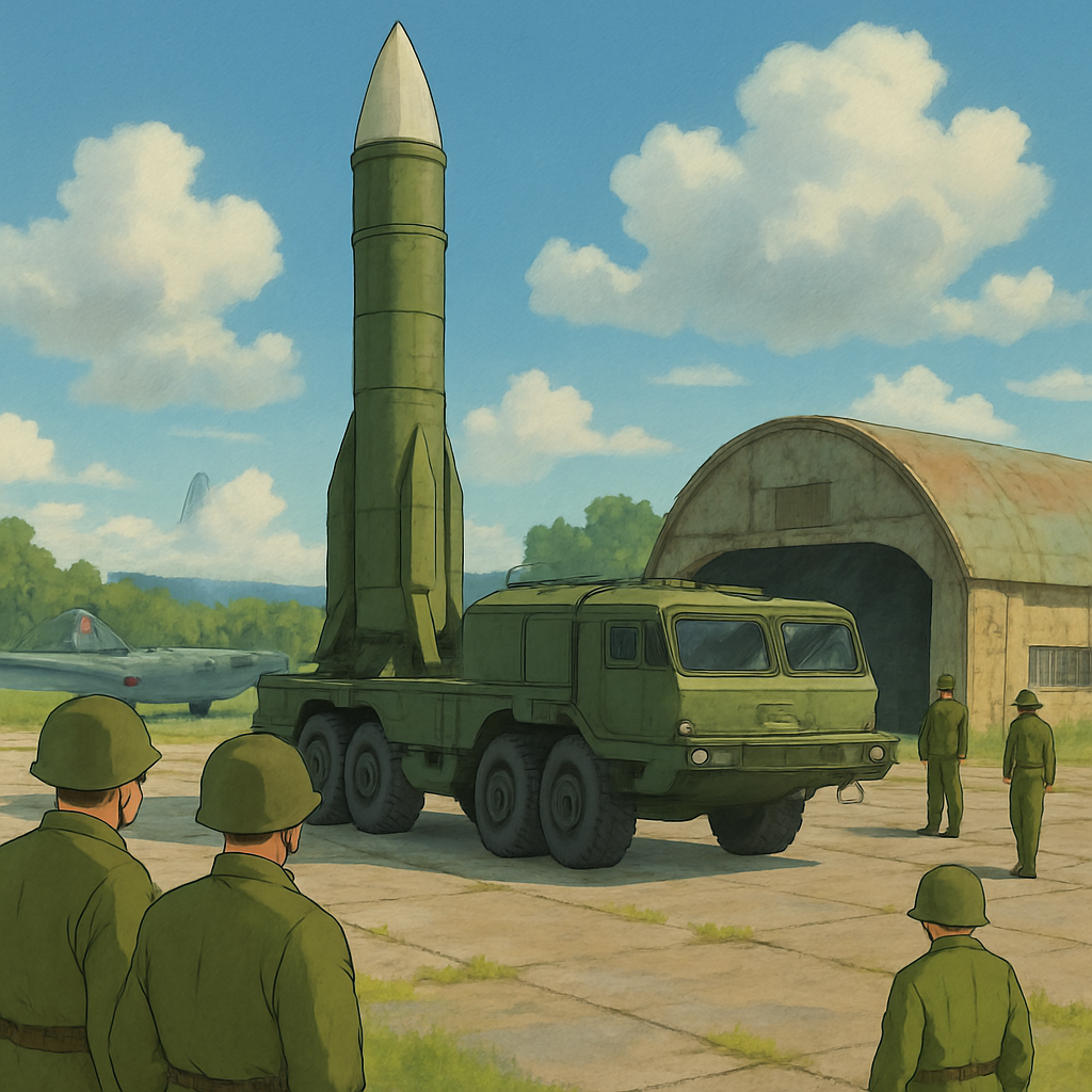 Russia's Defence Ministry released the first images of an intermediate-range weapon entering service