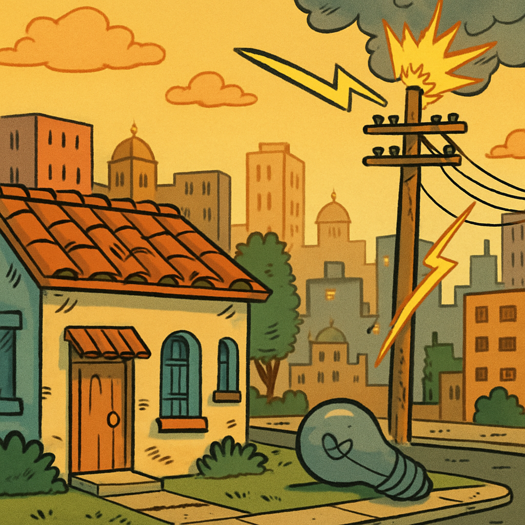 Due to a serious malfunction in the electricity transmission system, several areas of Nicosia have been left without power since 1:00 PM