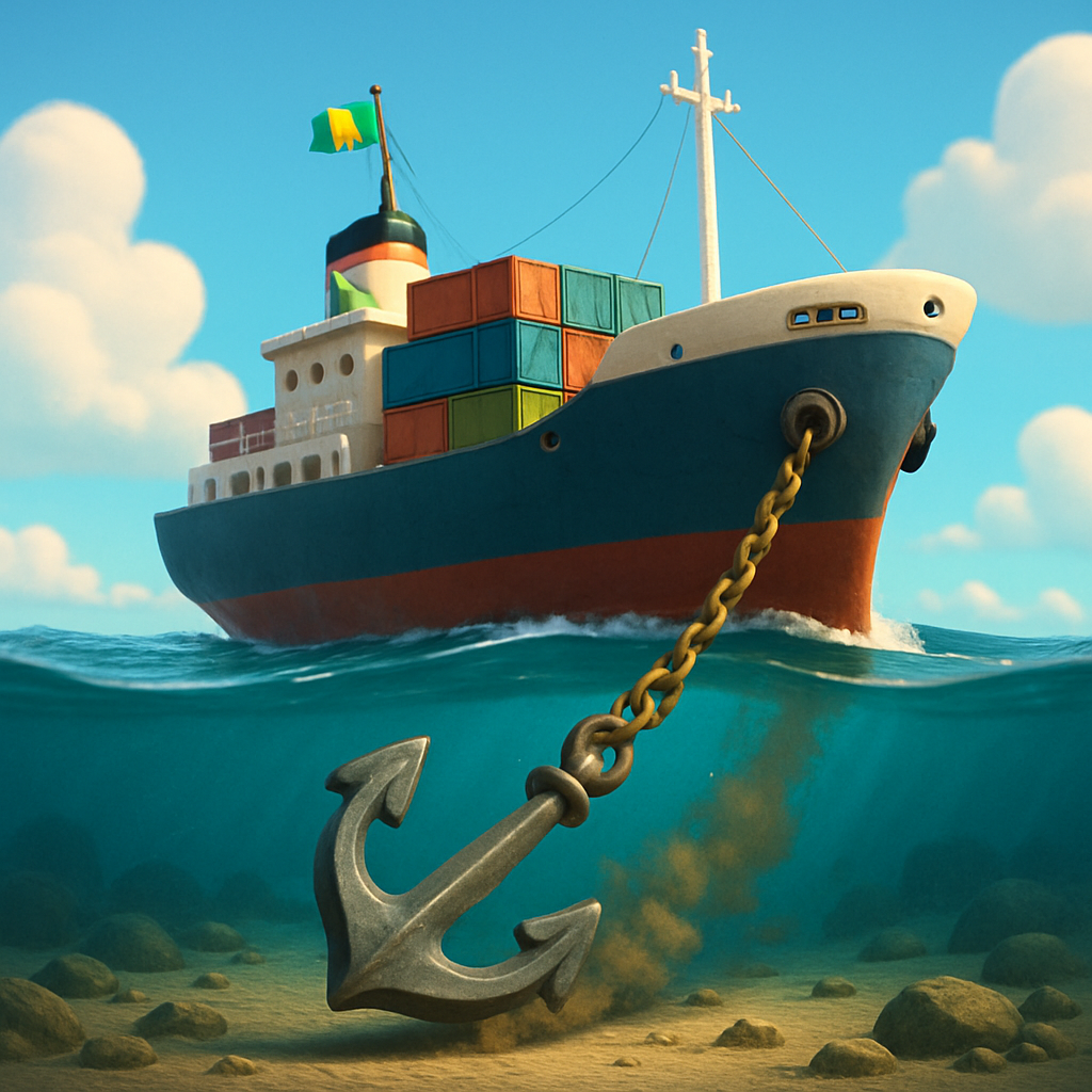 The vessel, flagged from St Vincent and the Grenadines, is believed to have dragged its anchor along the seabed for several kilometres, according to Finnish authorities