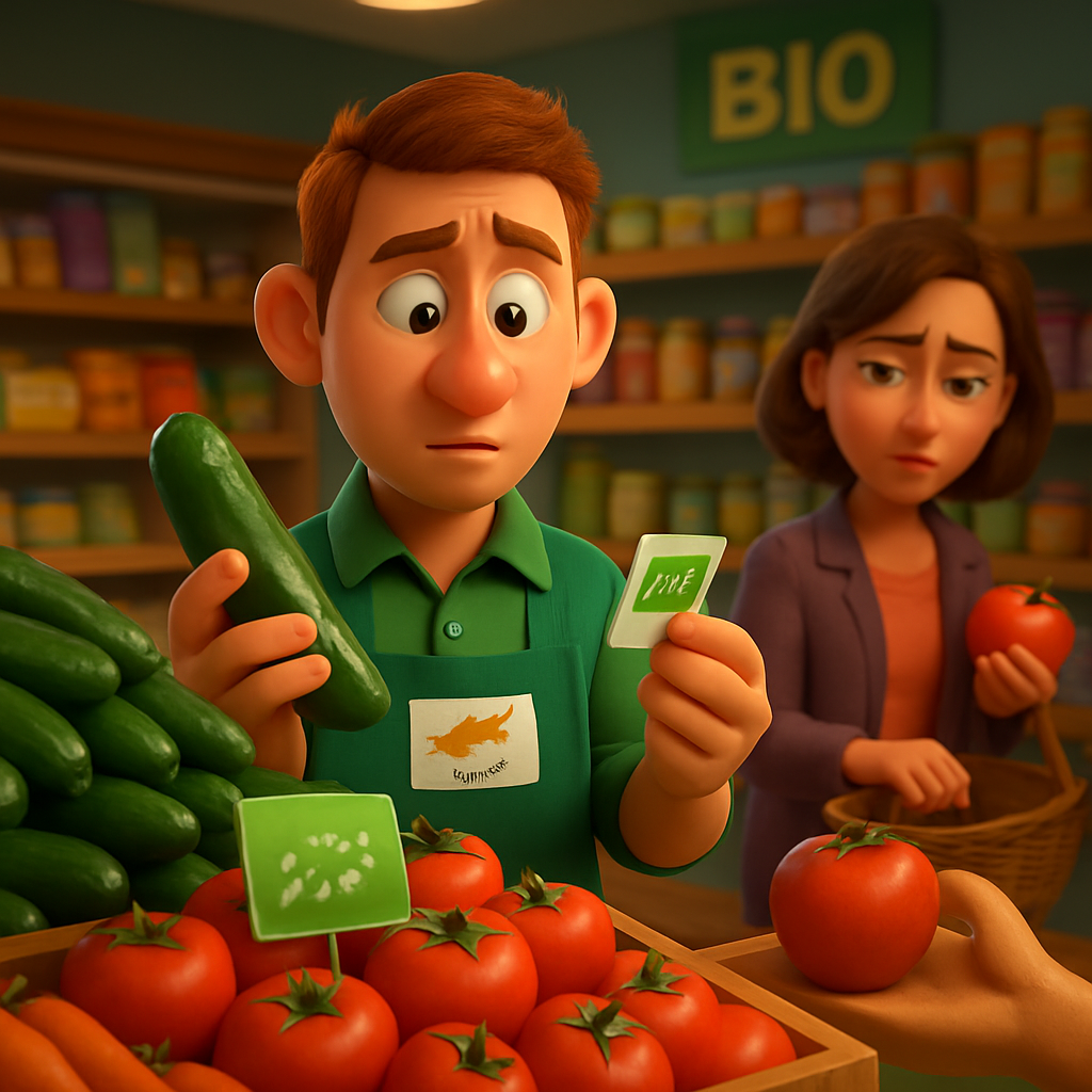 На Кипре экологически чистые продукты с экомаркировкой ЕС составляют всего 2% рынка — один из самых низких показателей в ЕС, наряду с Грецией