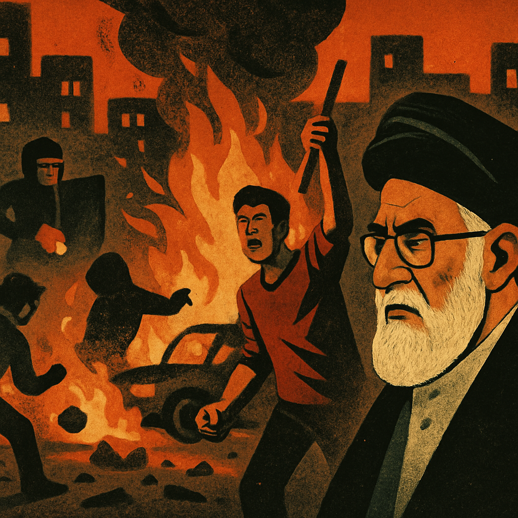 After days of fierce protest in cities around Iran, Ayatollah Ali Khamenei dismissed the demonstrations as vandalism and wanton destruction