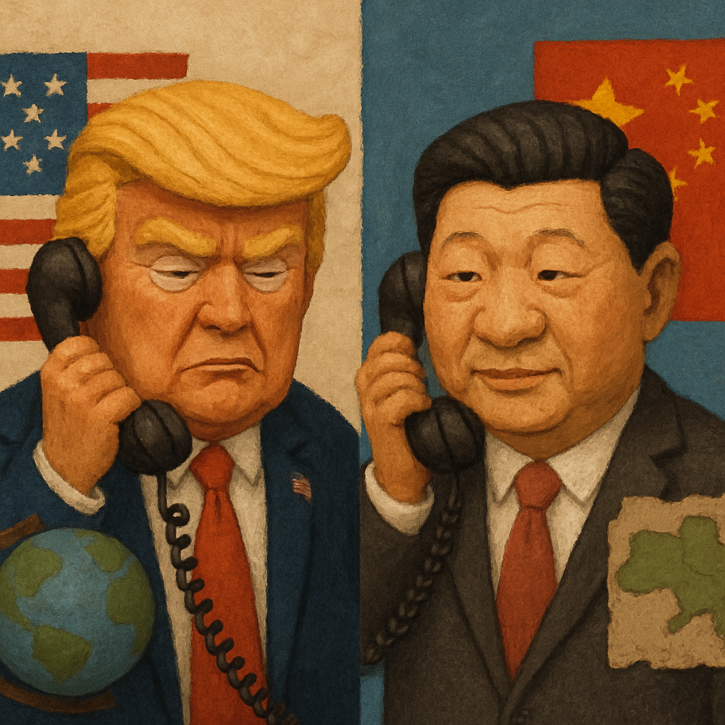 Trump said he held an “excellent” phone call with his Chinese counterpart Xi Jinping on Wednesday where the pair discussed many things, from trade to the war in Ukraine