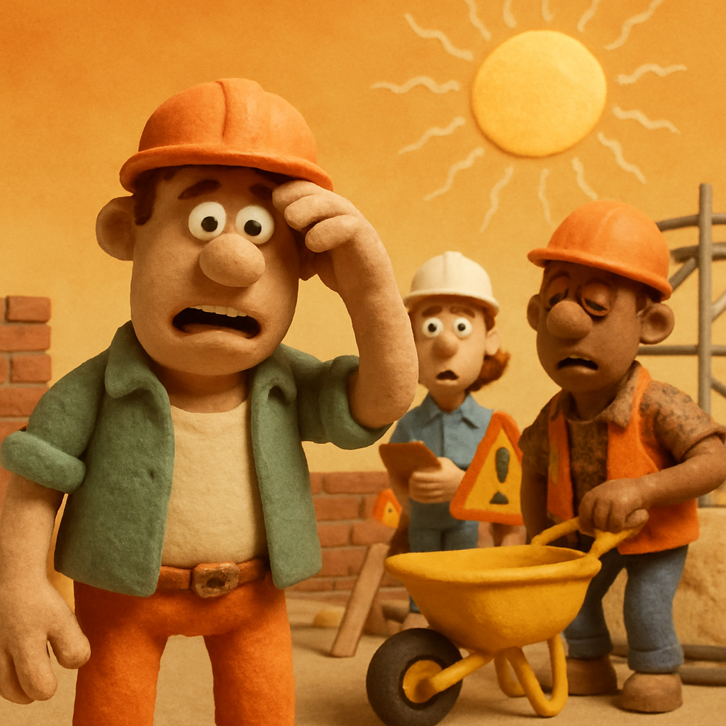 В связи с новой волной жары на Кипре и «оранжевым» предупреждением, все работы на открытом воздухе сегодня должны быть приостановлены