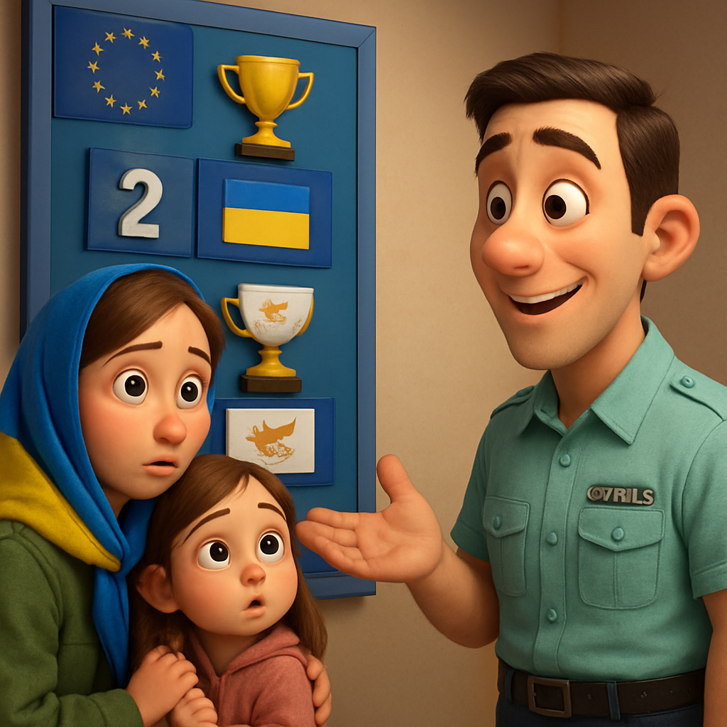 Cyprus ranked third in the EU for the share of Ukrainians who received temporary protection