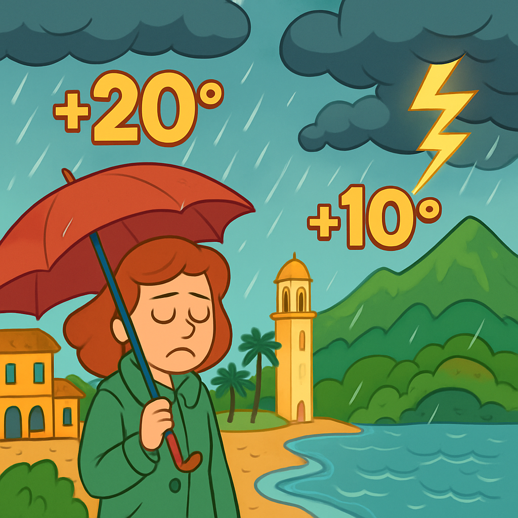 В воскресенье на Кипре до +20C в глубине страны и на побережье, до +10C в горах