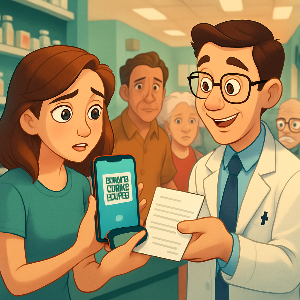 In Cyprus, a system of QR codes for medical prescriptions is being developed as patients complain about having to disclose personal information in crowded pharmacies and hospital waiting rooms