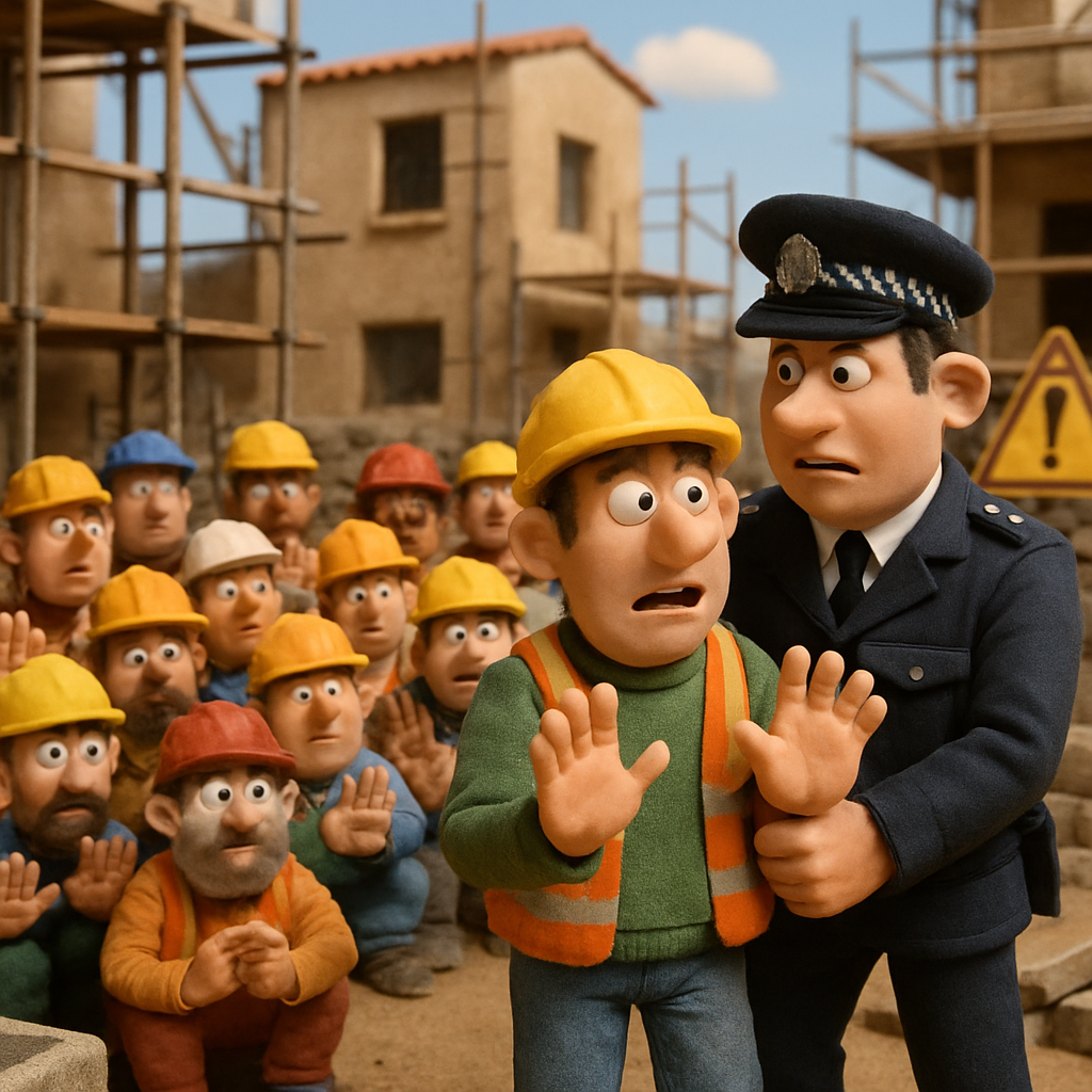 Девятнадцать иностранцев арестованы в Ларнаке за нелегальную работу на строительной площадке