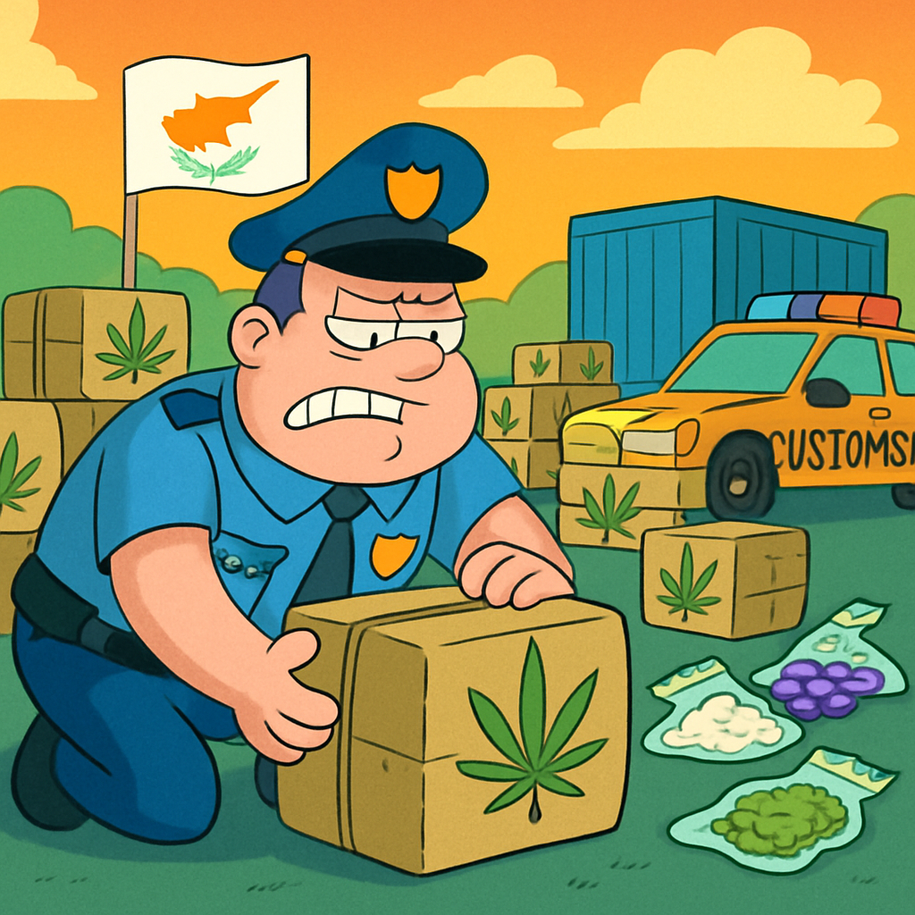 В 2025 году на Кипре зафиксированы рекордные изъятия наркотиков