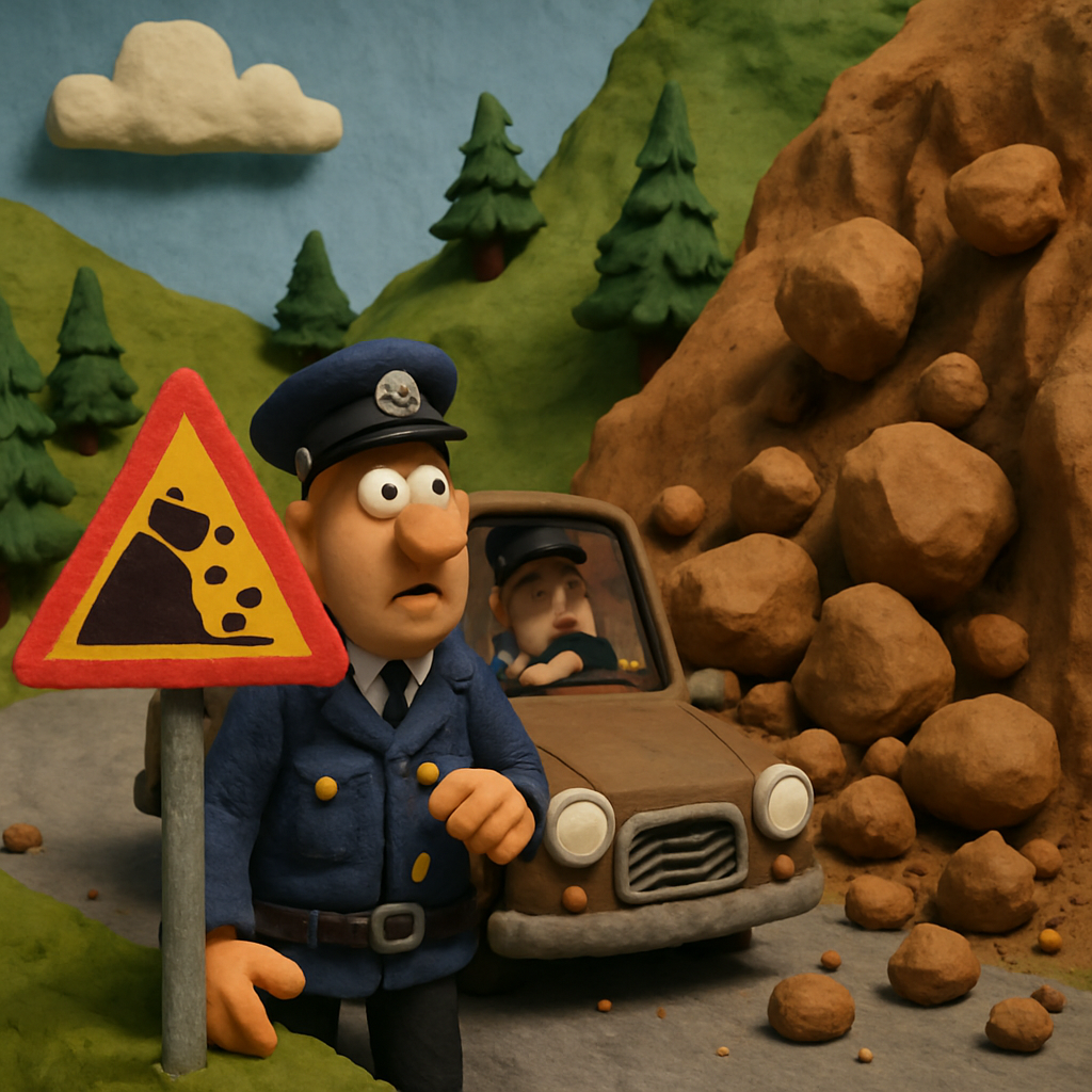 There have been reports of rock and soil slides on some roads in Troodos, and the police recommend that drivers exercise particular caution