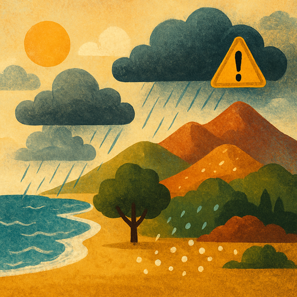 Сегодня на Кипре до +22С внутри страны и на побережьях, до +11С в горах