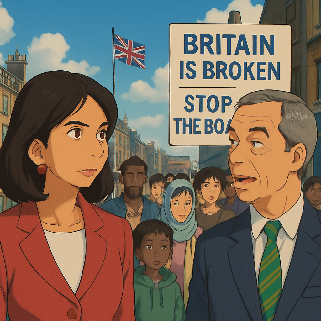 Braverman is the latest high-profile Conservative to embrace Reform UK leader Nigel Farage's message that Britain is broken and overrun by migrants