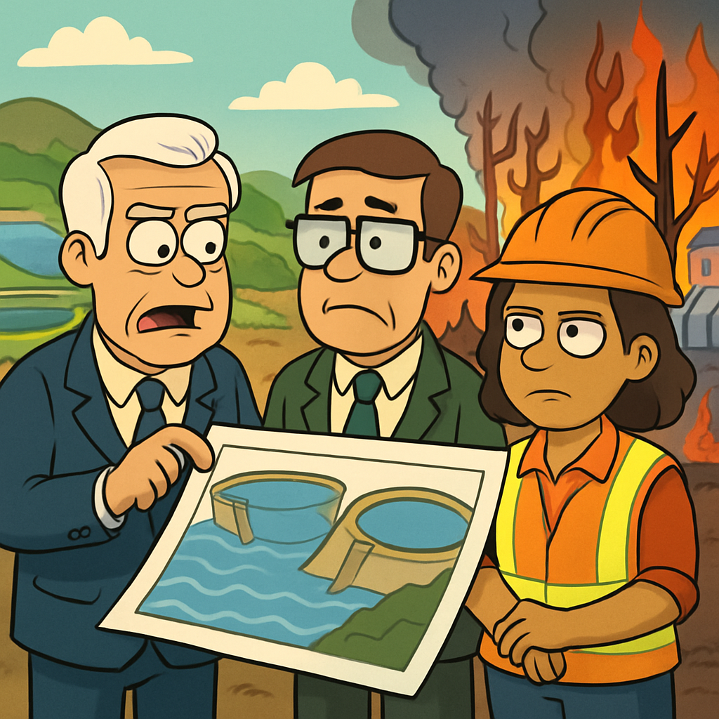 The authorities of Paphos are requesting the construction of 2 new reservoirs following the tragic events of 2025, when a fire destroyed the region's desalination plant and the Mavrokolimbos reservoir had to be drained due to damage