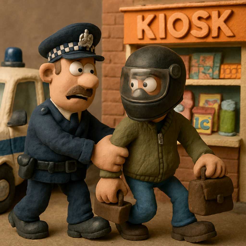 Police arrested a man in connection with the robbery of a kiosk in the Famagusta area on Monday