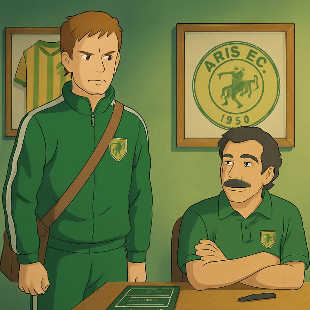 Belarusian specialist Artyom Radkov has resigned as head coach of Aris