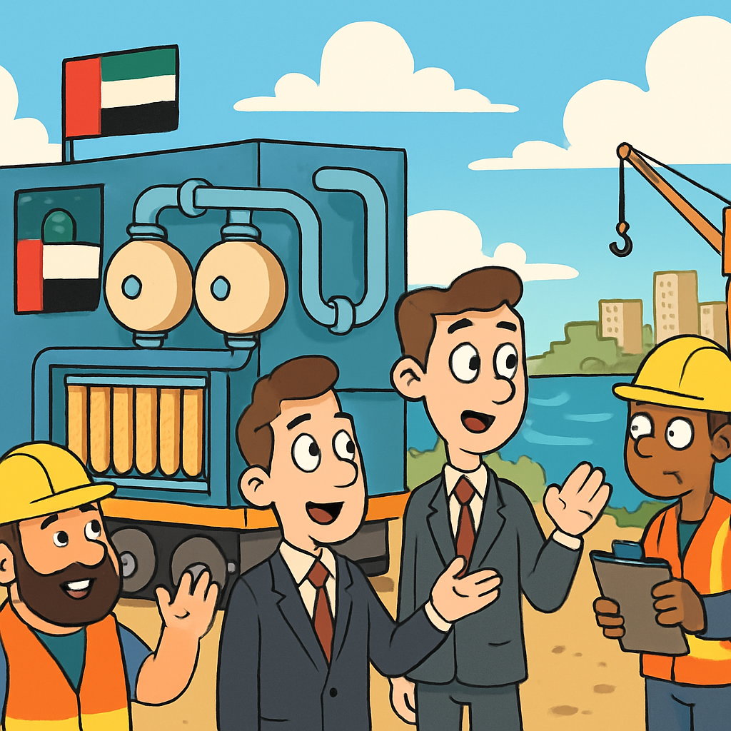 Первая из 13 мобильных опреснительных установок из ОАЭ будет введена в эксплуатацию в районе Лимассола во вторник