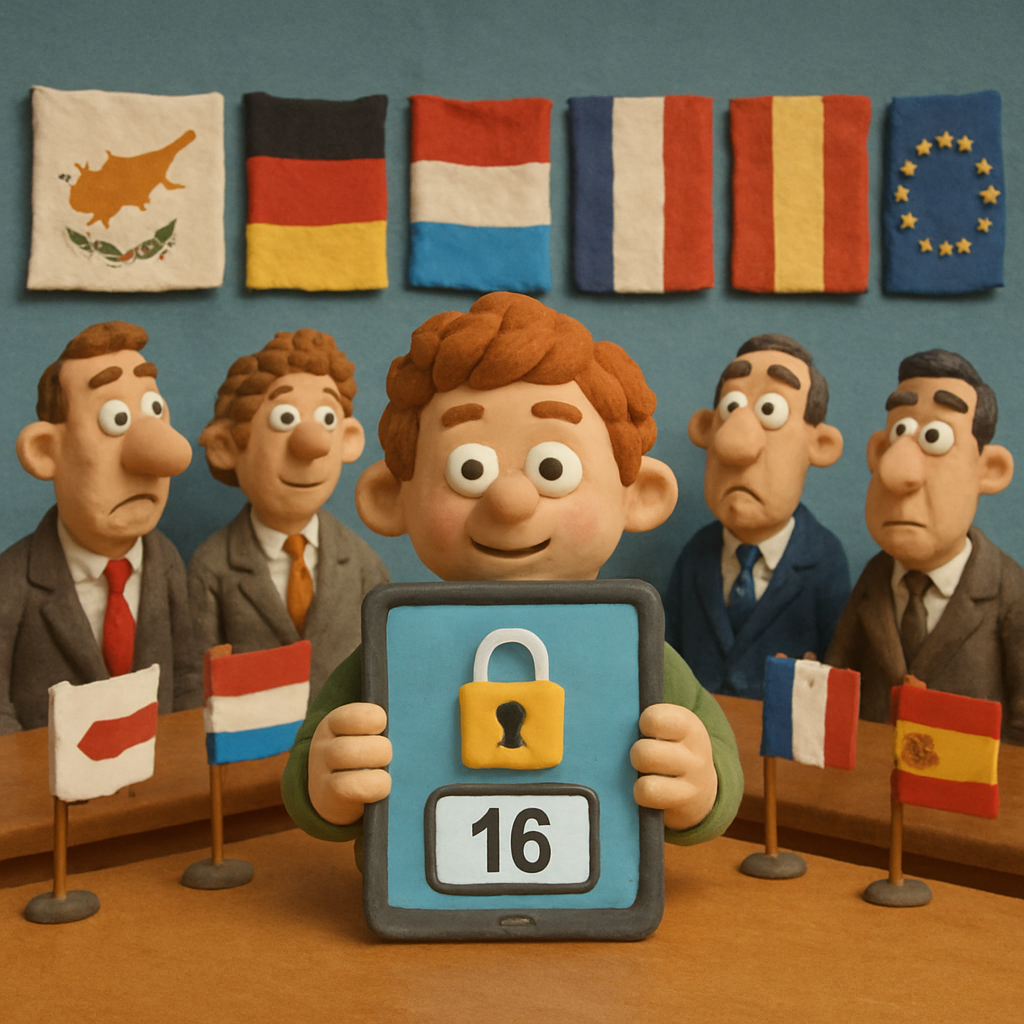 Кипр присоединился к пяти другим европейским странам, призвавшим к введению общего «цифрового возраста совершеннолетия» во всем ЕС