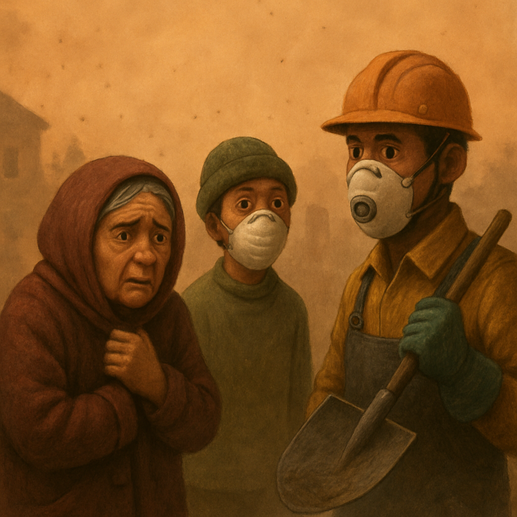 It is strongly recommended that vulnerable groups avoid being outdoors