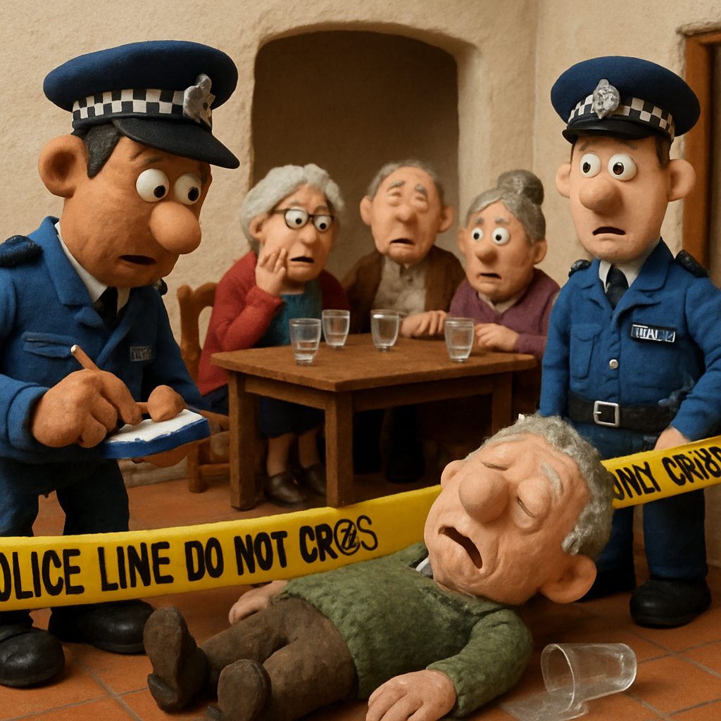 In Larnaca, authorities are investigating the circumstances surrounding the death of an elderly man and the hospitalization of four others