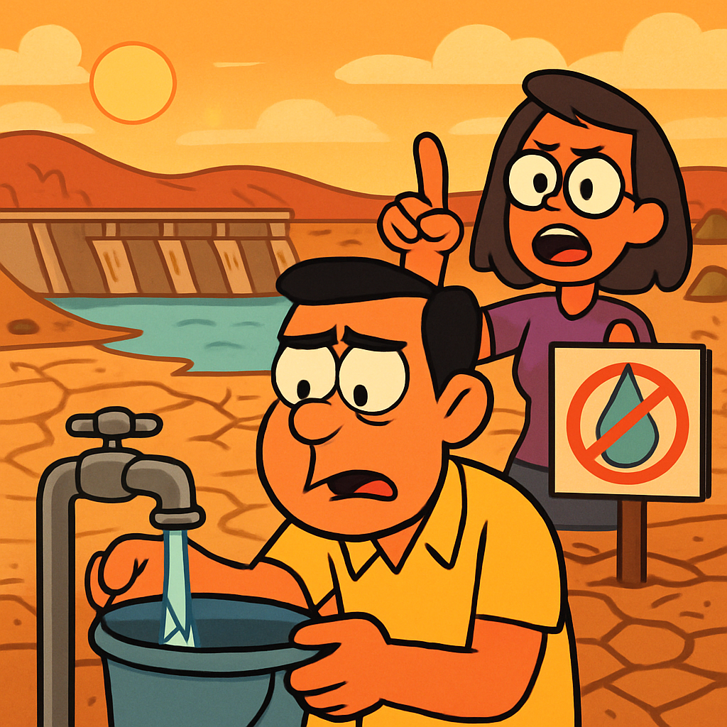 Жителей Кипра еще раз призывают не растрачивать воду, которая становится дефицитной, поскольку водохранилища почти пусты