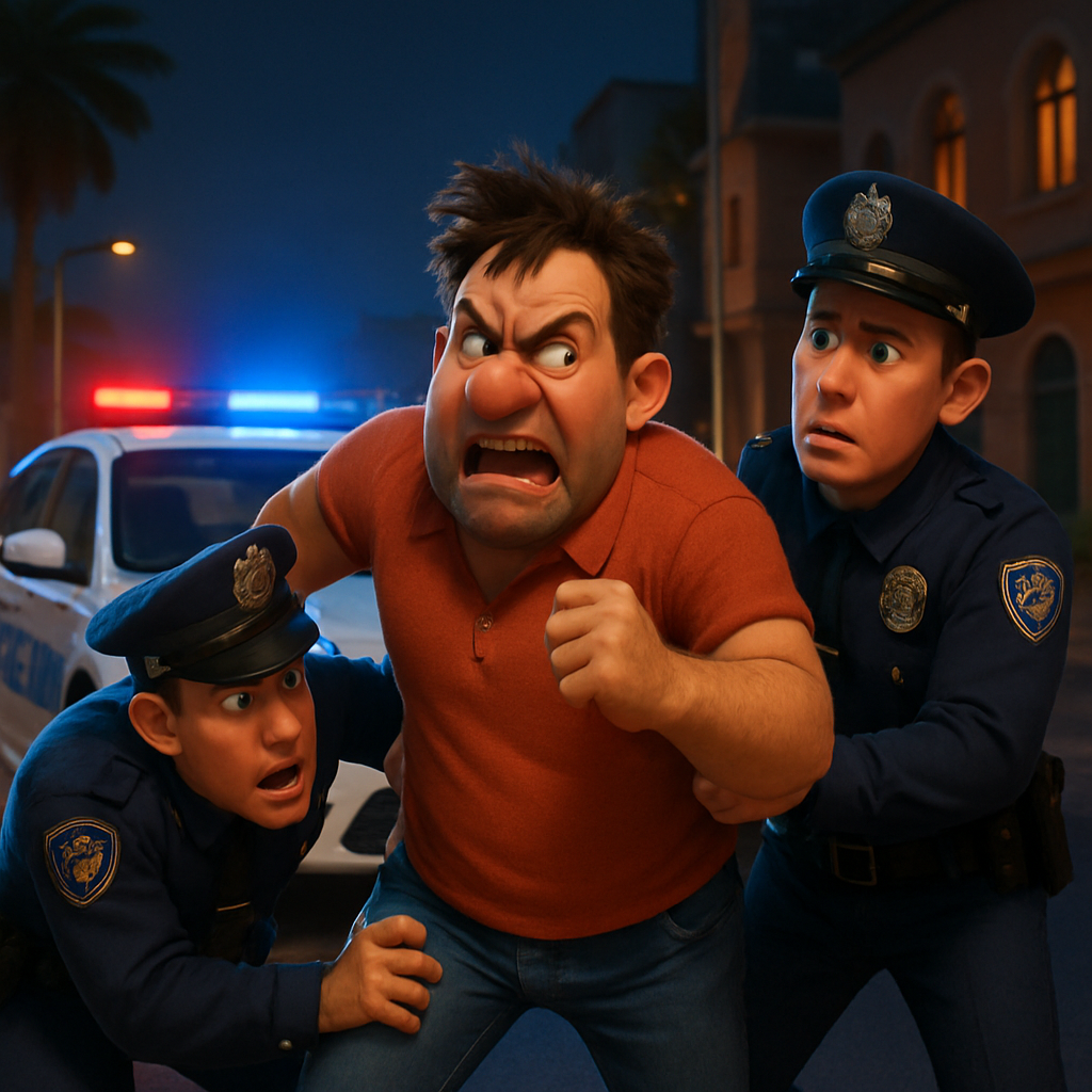 В Лимассоле после полицейской погони арестовали мужчину за нарушения правил дорожного движения и нападение на полицейского