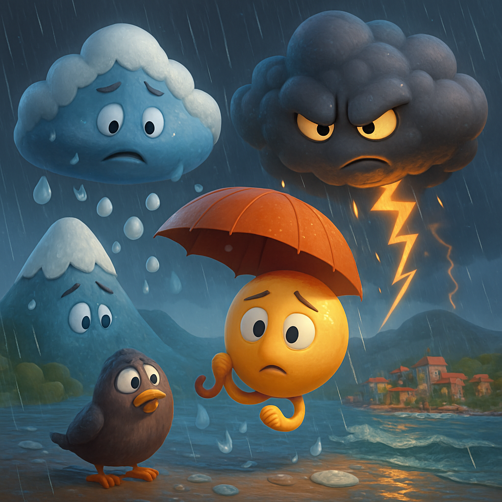 Heavy rains, isolated thunderstorms, and hail are expected in Cyprus today