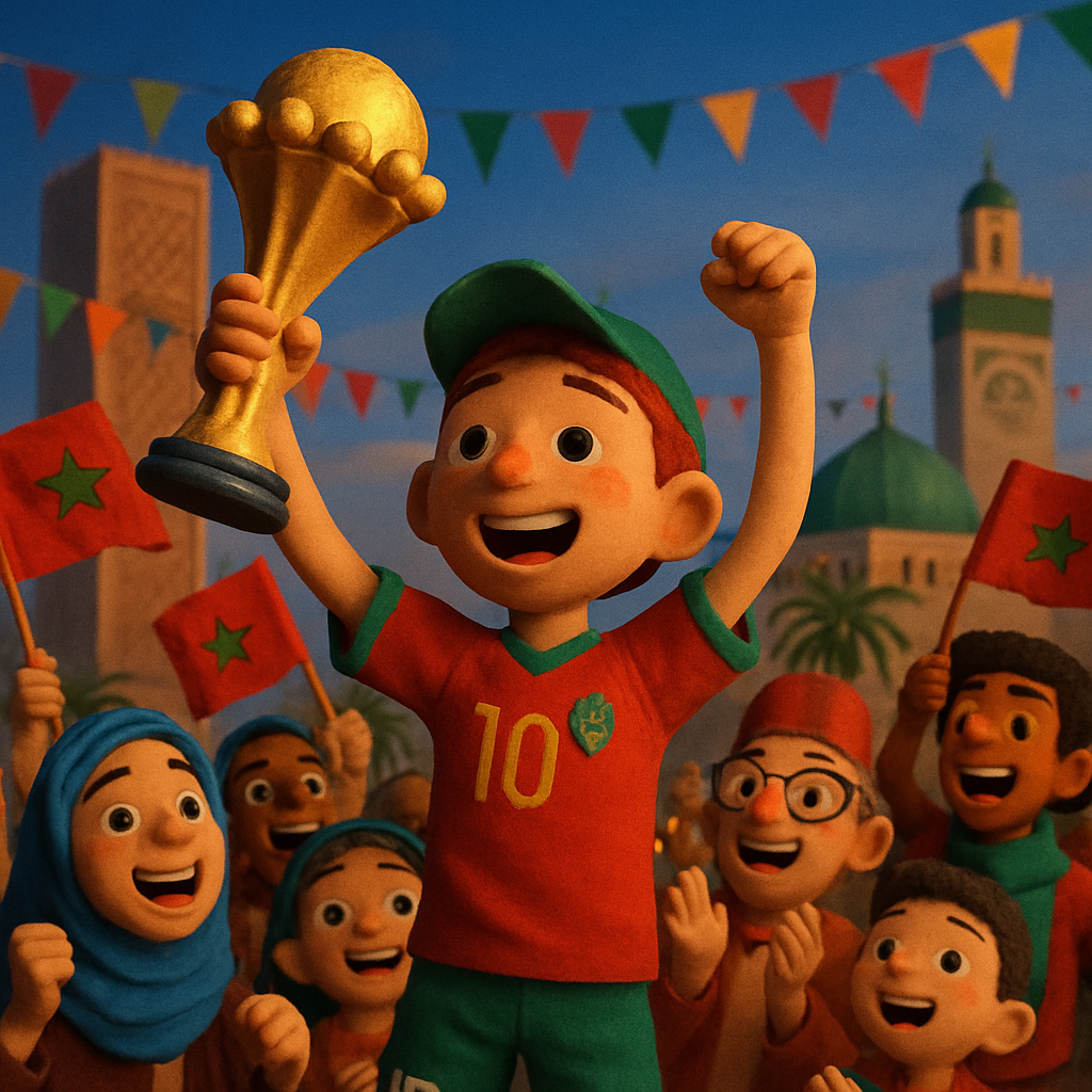 Morocco is in full celebration mode as the Africa Cup of Nations reaches its decisive stage, with football fever gripping both Casablanca and Rabat