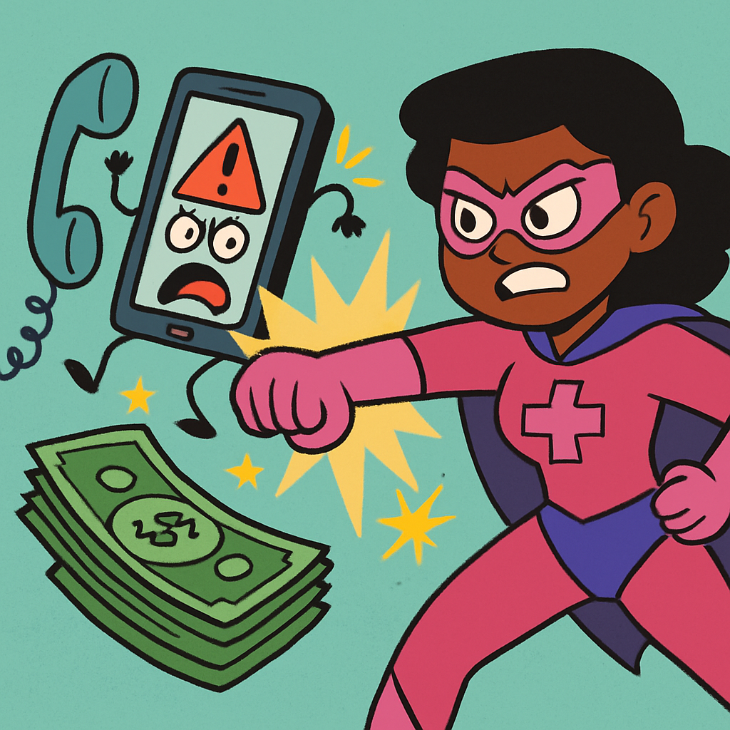 Además, combatiendo las estafas telefónicas