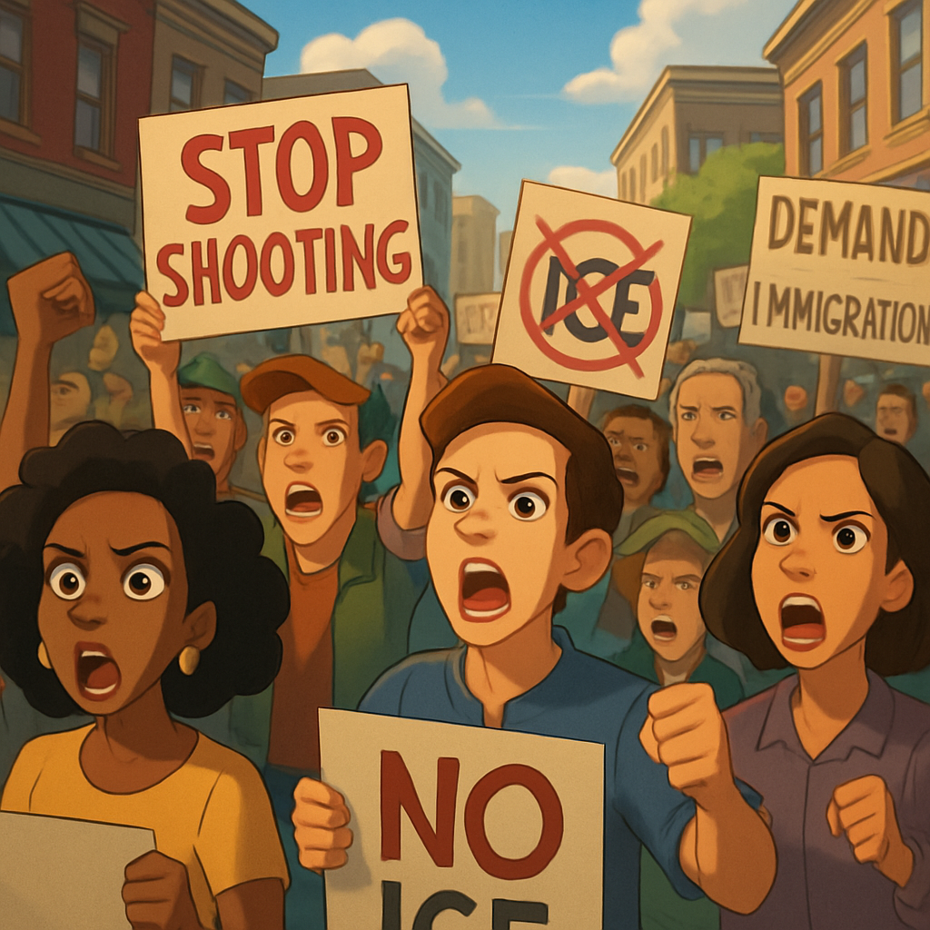 Hundreds of protesters took to the streets after the shooting, while several Democrats demanded that federal immigration officers leave Minnesota