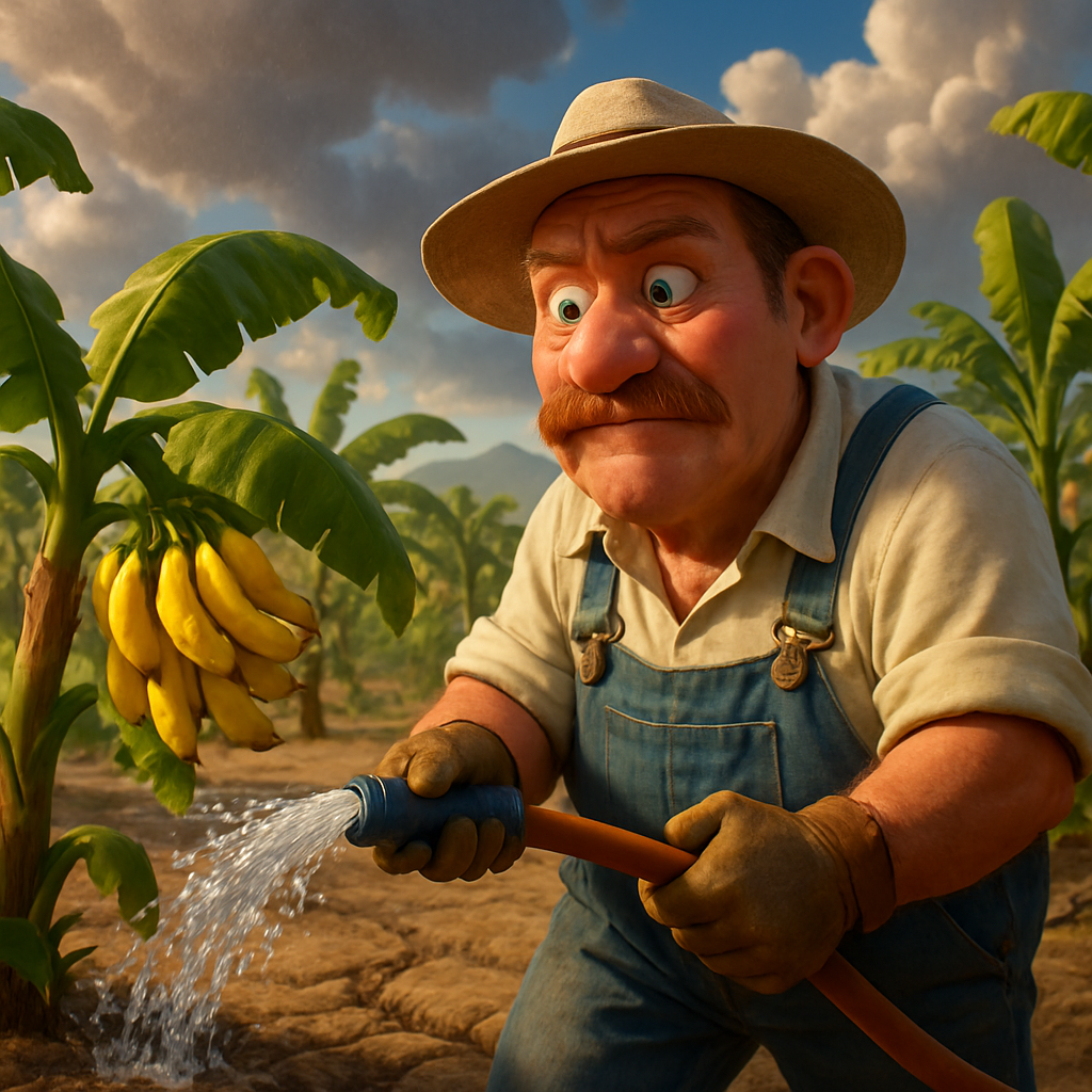 Несмотря на недавние дожди, фермеры из Пейи и Киссонерги (Пафос), единственных районов на Кипре, где выращивают бананы, продолжают спасать насаждения от засухи, чтобы иметь возможность снова их вырастить в будущем