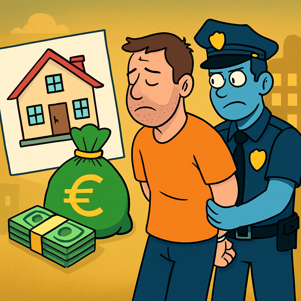 В Лимассоле арестовали 45-летнего мужчину за кражу 103000 евро