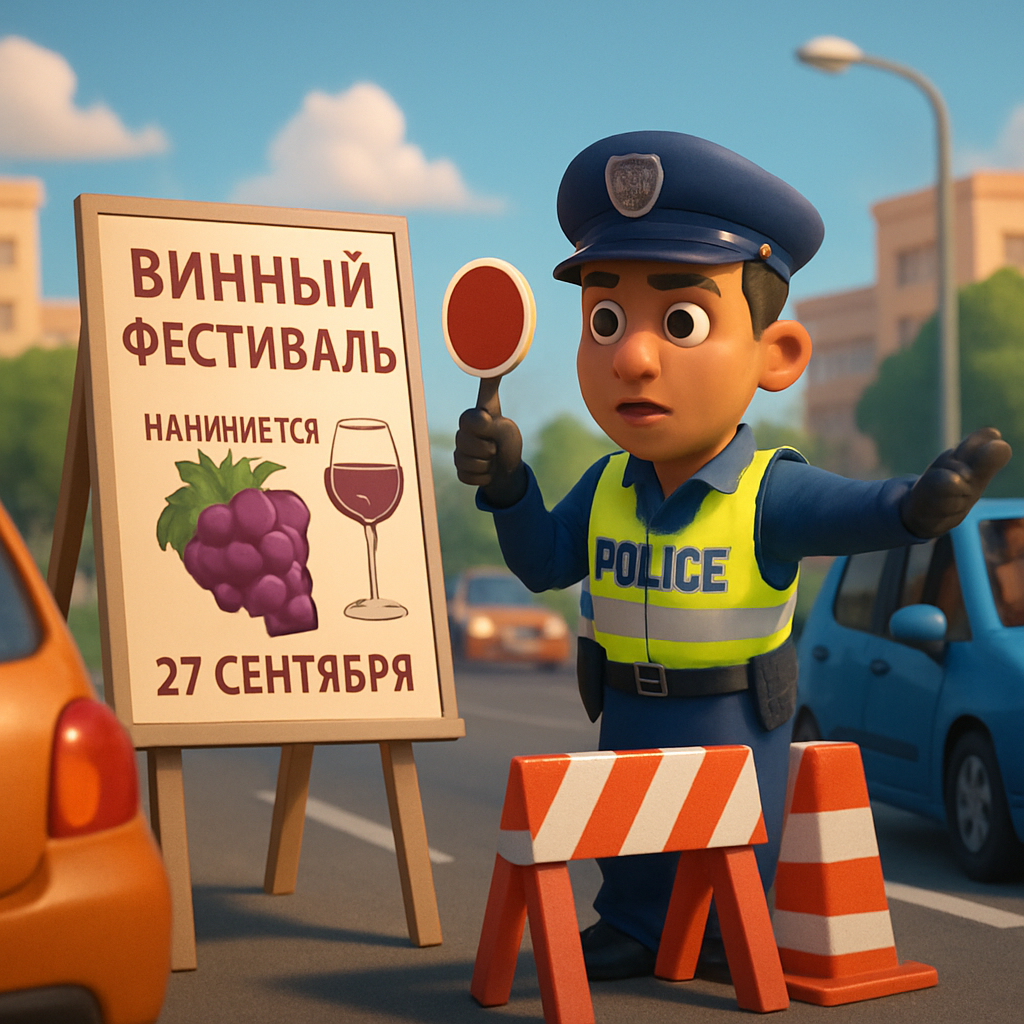 В связи с винным фестивалем в Лимассоле, который начинается завтра, 27 сентября, полиция Кипра готовится ограничить движение на некоторых дорогах