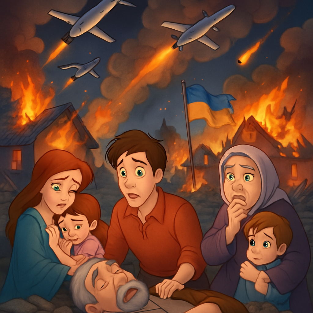 At least five people died as Russian drones hit homes in Kharkiv, Odesa and the Donetsk region, with more casualties and damage reported across Ukraine overnight