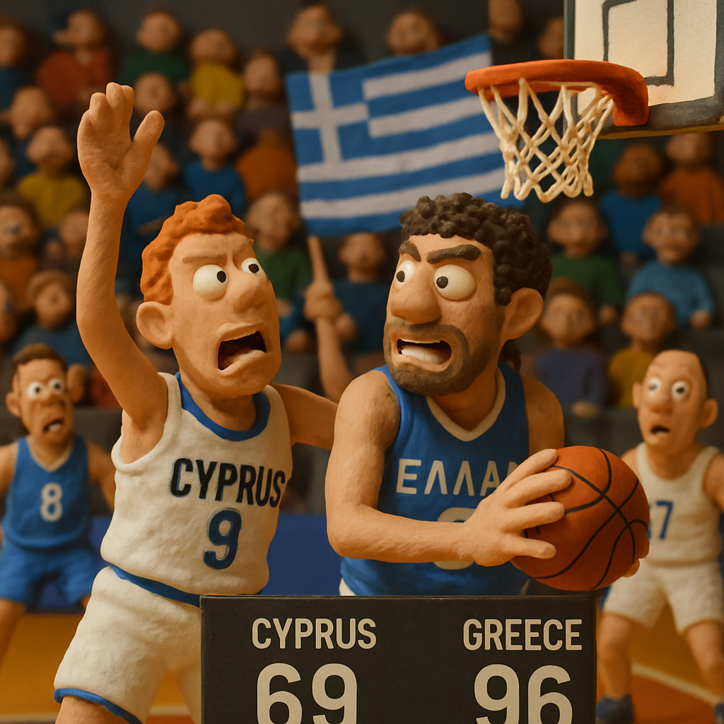 Кипр проиграл Исторический матч с Грецией в рамках турнира Eurobasket 2025 со счетом 69-96