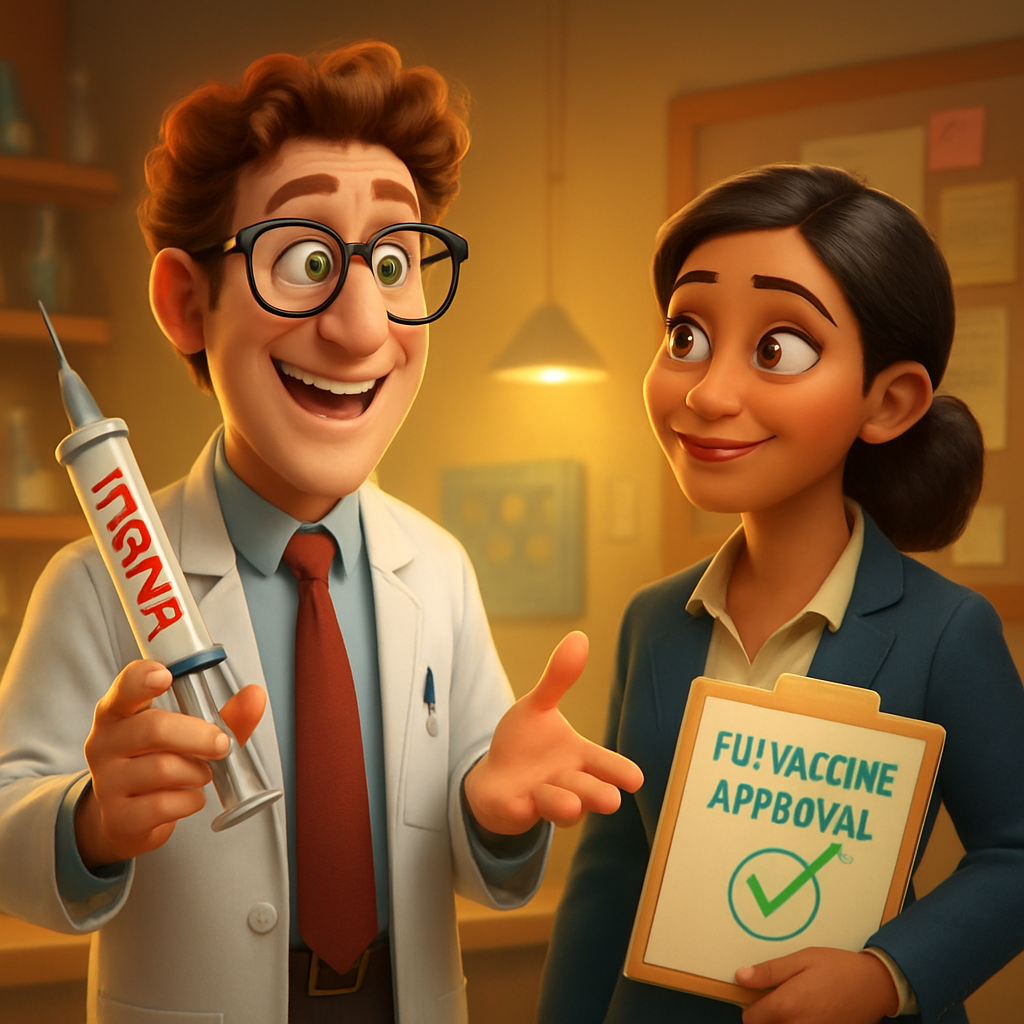 Moderna said it had held further discussions with regulators and announced that the agency would accept the company’s application for approval of its flu vaccine that uses mRNA technology.