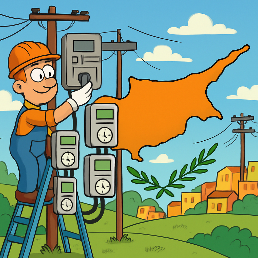 In January, the mass installation of 'smart' electricity meters will continue in all regions of Cyprus