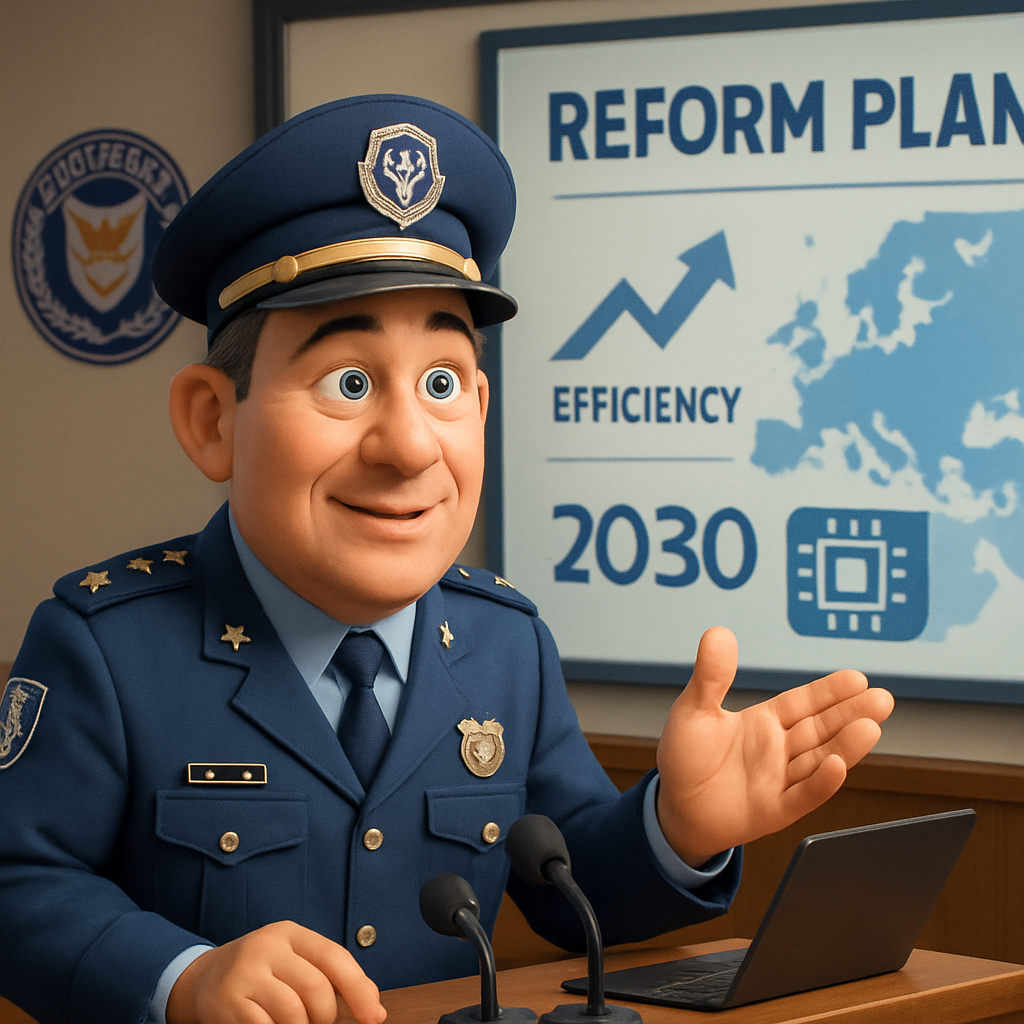 The Chief of Police of Cyprus has presented a reform plan aimed at increasing efficiency and integrating technology by 2030 to align the police with modern European standards